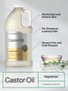 Horbach Castor Oil 64oz for Hair Eyelashes Eyebrows Hexane Free Cold Pressed Vegetarian NonGMO