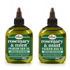 Difeel Rosemary and Mint Premium Hair Oil with Biotin 71 oz PACK OF 2 Made with Natural Mint Rosemary Oil for Hair Growt