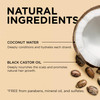 African Pride Black Castor Miracle Hold Cover Edges Hair Gel with Black Castor Oil Coconut Water Edge Control for Braids