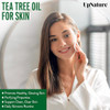 UpNature Tea Tree Oil 100 Pure USDA Certified Organic Tea Tree Essential Oils for Skin Hair Toenail Body and Scalp 2oz