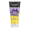 John Frieda Violet Crush Purple Toning Mask Removes Brassy Tones Smooths Damaged Hair Cuticles for Cooler More Luminous
