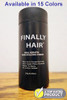 Hair Building Fibers Light Medium Brown Hair Loss Concealer Fiber 28 Gram 99oz Refillable Bottle by Finally Hair Light M
