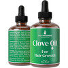 Clove Rosemary Peppermint Jamaican Black Castor Oil Serum Vegan Hair Growth Treatment for Thickening Moisturizing Streng