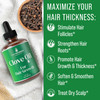 Clove Rosemary Peppermint Jamaican Black Castor Oil Serum Vegan Hair Growth Treatment for Thickening Moisturizing Streng