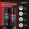 Volumon Professional Hair Building Fibres Hair Loss Concealer KERATIN BLACK 28g Get Upto 30 Uses