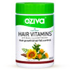 OZIVA Plant Based Hair Vitamins Hair Vitamins for Hair Growth Better Hair Health with Omega3 Biotin Vitamin E for Hair C