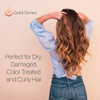 Gold Series Treatment Mask Deep Hydrating Argan Oil Hair Mask for Dry Damaged Color Treated and Curly Hair Enriched with
