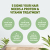 Protein Vitamin Hair Treatment Hair Growth Thickening Solution Hair Loss Prevention for Men and Women Nourishing Treatme