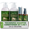 Herbishh Thickening Shampoo and Conditioner Hair Vitalizer Hair Growth Essence Oil Prevents Hair Loss Supports Healthy G