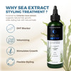 Hairmetto Ecklonia Cava Extract Hair Growth Serum Styling Gel with Vitamins MSM Niacinamide Biotin Hair Growth Booster f