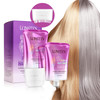 Lonstin Purple Hair Mask with Comb 8 Fl Oz For Blonde Platinum Silver Gray Bleached Hair Anti Brass Paraben and Sulfate