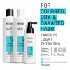 NIOXIN Scalp Hair Thickening System 3 For Colored or Damaged Hair with Light Thinning With Niacinamide and Biotin Full S