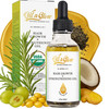 OilnGlow USDA Certified Organic 9 in 1 Natural Hair Growth Serum Strengthening Oil with Rosemary Castor 100 Vegan Jojoba