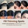 The Face Shop Quick Hair Puff Dark Brown Root Touch Up Hair Color Hairline Powder Conceals Hair Loss Hair Toppers for Wo