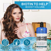 Biotin Shampoo for Thicker Stronger Hair Volumizing Thickening Shampoo for Men and Women Sulfate Free Salon Grade Formul