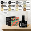 KAAL Hairline Powder Instant Hair Loss Concealer TouchUp Powder for Hair Toppers Eyebrows Beards Fibers for Thinning Hai