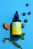 Curls Blueberry Bliss Blueberry Mint Hair and Scalp Strengthening Oil 4 oz RootPenetrating Hair Oil with Turmeric Rosema