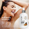 Rice Water Hair Thickening Shampoo with Biotin Strengthening and Volumizing Shampoo for Thinning Hair All Hair Types Men