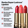 Revlon Super Lustrous Lipstick, Creamy Formula For Soft, Fuller-Looking Lips, Moisturized Feel, Ruby Attitude, 0.15 oz
