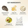 SEACRET Minerals Mud Hair Mask with Argan Oil Minerals From The Dead Sea A Reviving Hair Mask For Damaged Hair Suitable
