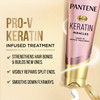 Pantene Keratin LeaveIn Conditioner with Argan Oil Protein Treatment for Dry Damaged ColorTreated Hair Repairs Split End