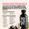 BOLDIFY Hair Growth Serum 2 oz 30 Natural Boosters 4 Clinically Proven Peptides Lightweight NonGreasy Scalp Treatment fo
