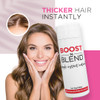 Boost N Blend Scalp Concealer Hair Powder and Cotton Fibers for Thinning Hair Visible Scalp 25g088oz Hair Volumizer for