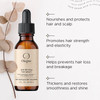 Olegna Biotin Hair Growth Oil for Women Hair Serum for Frizzy and Damaged Hair Prevents Hair Loss Breakage With Vitamin