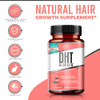 DHT Blocker for Hair Growth with Saw Palmetto Biotin Keratin Collagen for Hair Skin and Nails Vitamins for Women Hair Re