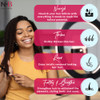 Nicole Brizee NB Hair Growth Vitamins with Biotin Vitamin C Zinc and Vitamin B12 NaturalBased Hair Care Formula Made in