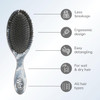 Wet Brush Original Detangler Brush Metallic Marble Onyx All Hair Types UltraSoft IntelliFlex Bristles Glide Through Tang
