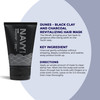 NAVY HAIR CARE Hydrating Hair Mask 4 Fl oz Clay Hair Mask for Dry Damaged Hair Hair Growth Repair Mask Paraben Free Vega