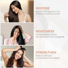 Sulfate Free Keratin Castor Oil Moroccan Argan Oil Shampoo Moisturizing Color Safe Shampoo for Dry Oily Thinning Hair Pa
