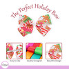6 Inch Girls' Christmas Hair Bows for Girls with Gingerbread Design