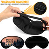 BVYA 3 PCS A Set, Silk Sleep Mask, Eyes Mask, Mulberry Silk Soft Adjustable Strap Eye Cover (F SERIES)