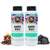 SoCozy Kids Swim 3in1 Shampoo Conditioner Body Wash 105 Fl Oz Pack of 2 Gentle Combo Hair Body Cleanser for Swimmers Sal