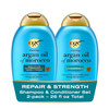OGX Renewing Argan Oil of Morocco Shampoo Conditioner Set Damage Repairing Shampoo Conditioner Helps Strengthen Repair D