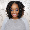 TOYOTRESS Tiana Passion Twist Hair 10 inch 2 Pcs Pretwisted Crochet Braids Ombre Brown Synthetic Braiding Hair Extension