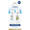 Dove Shampoo and Conditioner Set Coconut Hydration Moisturizing Hair Products for Dry Hair Coconut Water Sweet Lime Scen