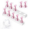 Makartt Nail Stand for Nails Art Display Practice Nail Holder for Painting Nails Stand for False Nail Press On Designs Magnetic Fake Nail Holder with