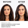 NatureLabTOKYO Perfect Smooth Shampoo Weightless Frizz Control for Smoother Healthier Hair and Scalp I 115 FL OZ 340ml