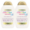 OGX Extra Strength Damage Remedy Coconut Miracle Oil Shampoo Conditioner for Dry Frizzy or Coarse Hair Hydrating Flyaway