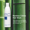 LATHER Bamboo Crme Hair Wash 8 fl oz Daily Shampoo Cleanser Revitalize Hair Jojoba Oil Essential Oils Oat Amino Acids Se