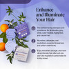 Kitsch Toning Purple Shampoo Conditioner Bar Set For Blondes Color Treated Hair With Biotin for Strengthening Neutralizi