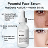 Hyaluronic Acid 2% + B5, Hyaluronic Acid Ultra Hydrating Serum for Face, Face Serum for Women Plump and Smooth Skin, Anti Aging, Skin Care 30ml