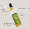 MGA Vegan Hair Shampoo Organic Formula for All Types of Hair With Natural Herbal Scent for Men Women Parabens Silicone S