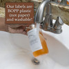 Clear Refillable Shampoo and Conditioner Bottles Body Wash Shampoo and Conditioner Dispenser PET Plastic Shampoo Bottles