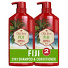 Old Spice Mens 2in1 Shampoo and Conditioner Fiji Coconut Tropical Wood Scent Healthier Fuller Moisturized Looking Hair 2