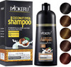 Maani MOKERU Professional Argan COCONUT Oil Hair Dye Color Shampoo 500 ML Instant Fast Acting Long Lasting for Gray Magi