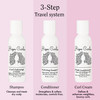 Rizos Curls Trio Travel Curl Kit Includes Travel Hydrating Shampoo Travel Deep Conditioner Travel Curl Cream Gently Clea